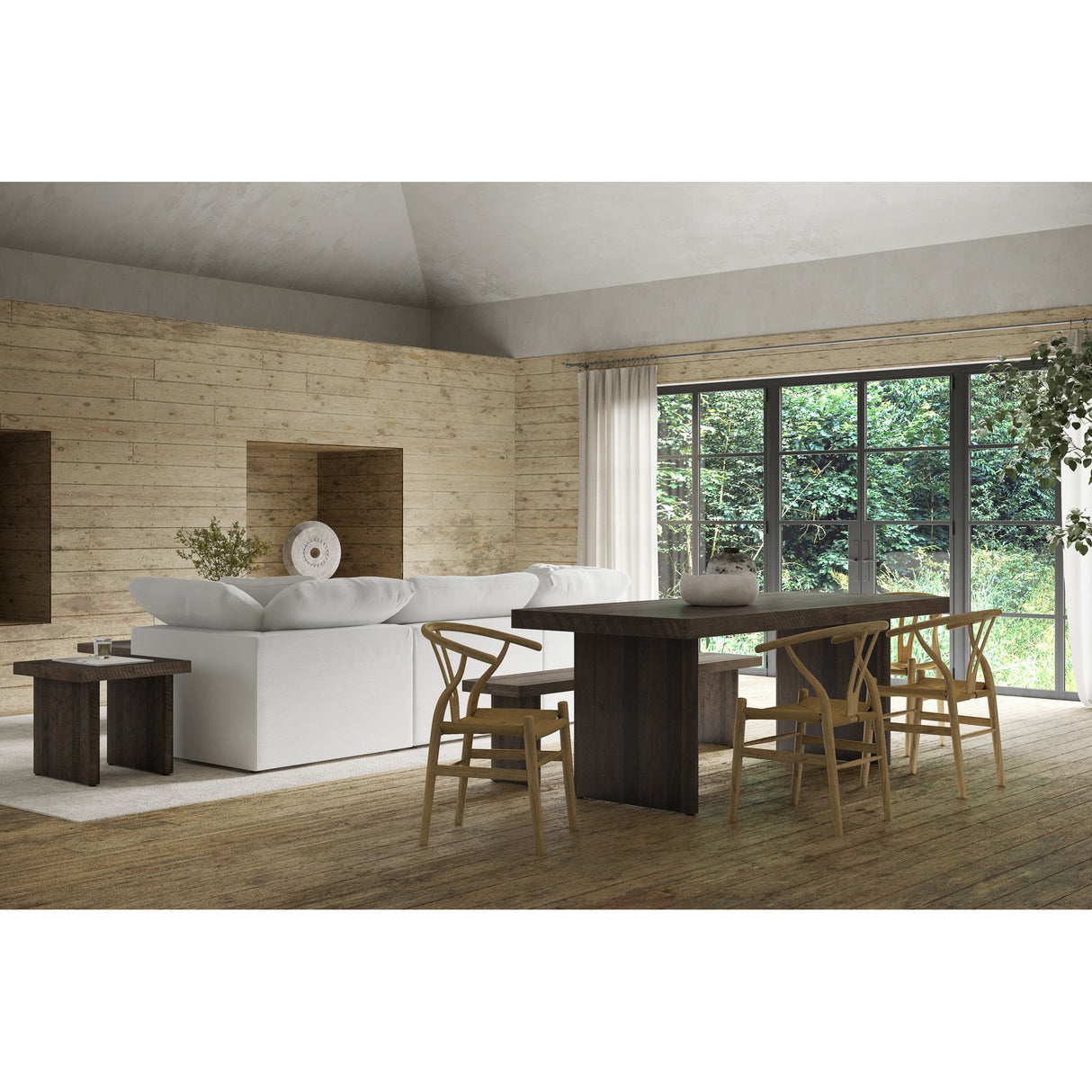 Monterey Aged Brown Dining Table by Moe's Home at Eve Furniture