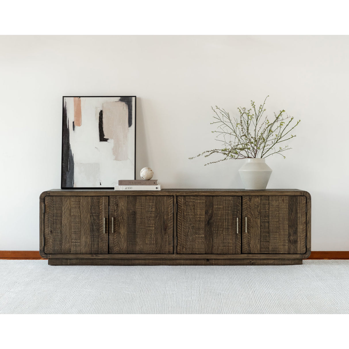 Monterey Aged Brown Media Cabinet by Moe's Home at Eve Furniture