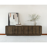 Monterey Aged Brown Media Cabinet by Moe's Home at Eve Furniture