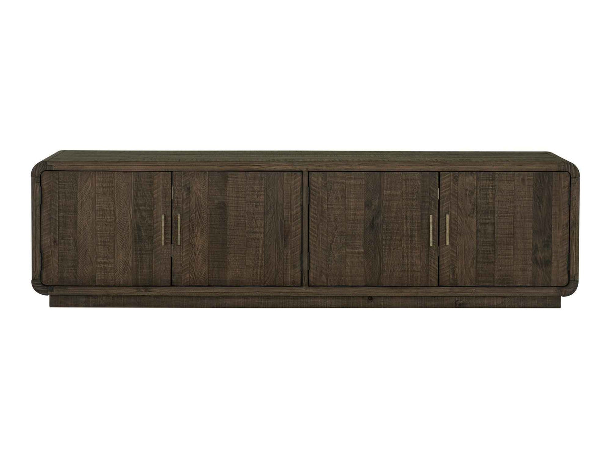 Monterey Aged Brown Media Cabinet