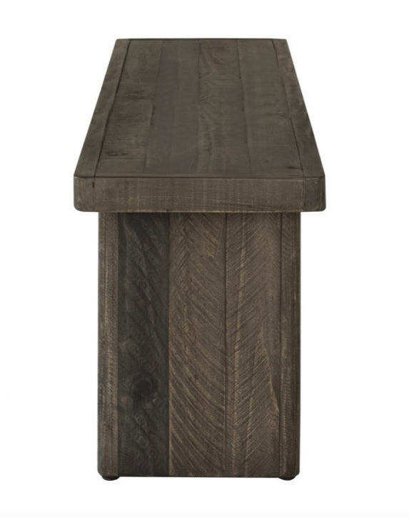 Monterey Bench Aged Brown by Moe's Home at Eve Furniture