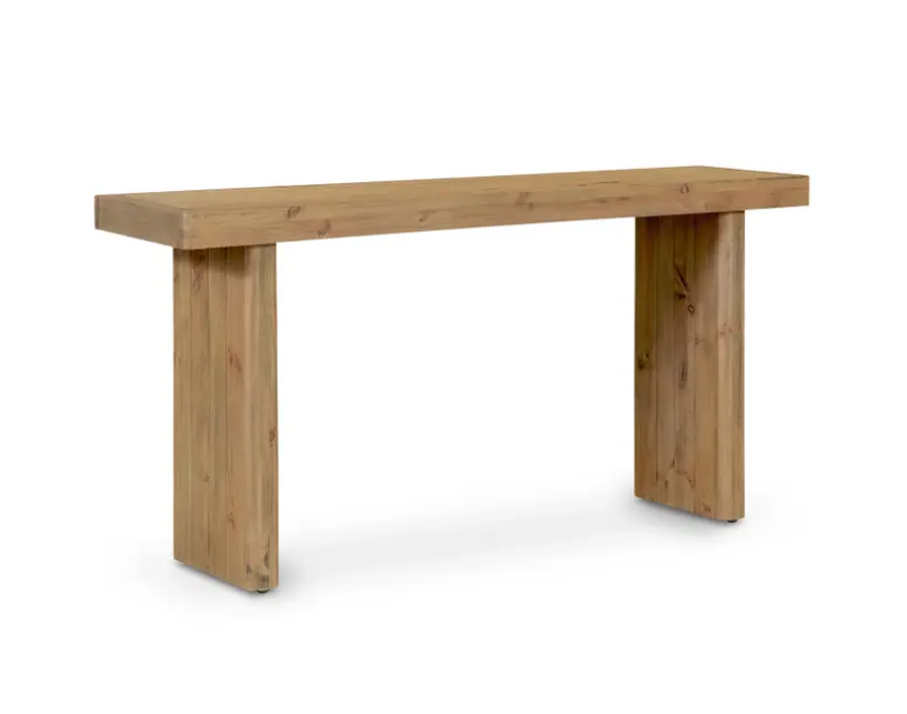 Monterey Console Table Rustic Blonde by Moe's Home at Eve Furniture