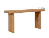 Monterey Console Table Rustic Blonde by Moe's Home at Eve Furniture