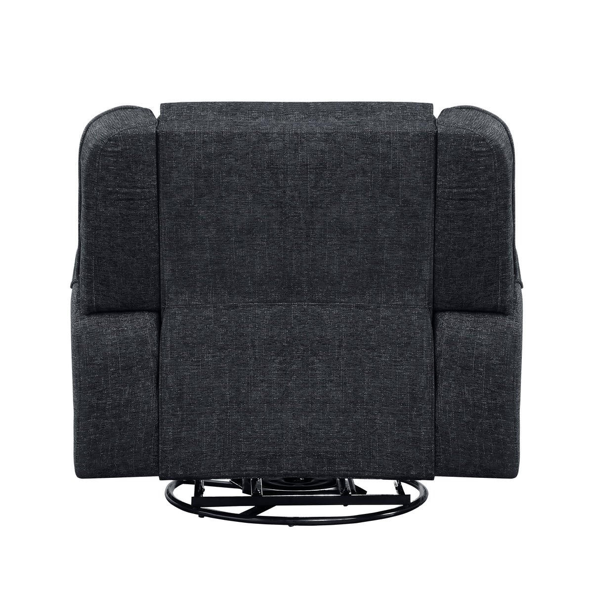 Monterey Ebony Swivel Reclining Chair by Homelegance at Eve Furniture