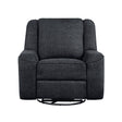 Monterey Ebony Swivel Reclining Chair by Homelegance at Eve Furniture