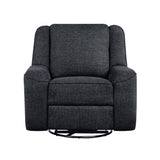 Monterey Ebony Swivel Reclining Chair by Homelegance at Eve Furniture