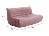 Monterey Loveseat Red by Zuomod at Eve Furniture