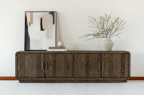 Monterey Media Cabinet Aged Brown by Moe's Home at Eve Furniture