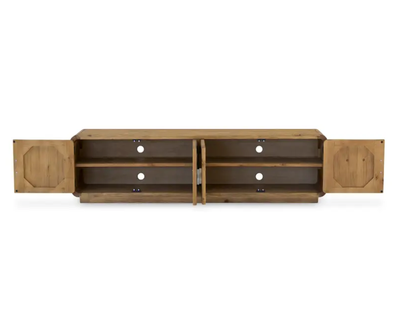 Monterey Media Cabinet Rustic Blonde by Moe's Home at Eve Furniture