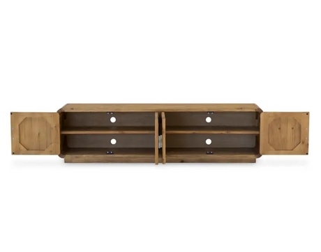 Monterey Media Cabinet Rustic Blonde by Moe's Home at Eve Furniture