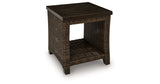 Monterey Point Dark Brown Outdoor End Table by ASHLEY FURNITURE at Eve Furniture