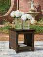 Monterey Point Dark Brown Outdoor End Table by ASHLEY FURNITURE at Eve Furniture
