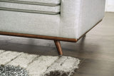 Monthey Dark Brown/Light Gray Sofa by Furniture of America at Eve Furniture