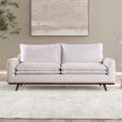 Monthey Dark Brown/Light Gray Sofa by Furniture of America at Eve Furniture