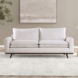 Monthey Dark Brown/Light Gray Sofa by Furniture of America at Eve Furniture