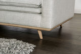 Monthey Oak/Light Gray Sofa by Furniture of America at Eve Furniture
