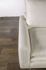 Monthey Oak/Linen White Sofa by Furniture of America at Eve Furniture