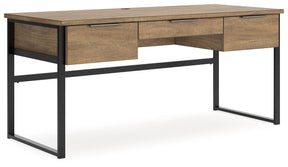 Montia Light Brown 67" Home Office Desk by Ashley at Eve Furniture