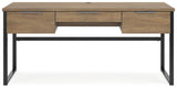 Montia Light Brown 67" Home Office Desk by Ashley at Eve Furniture