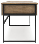 Montia Light Brown 67" Home Office Desk by Ashley at Eve Furniture