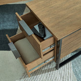 Montia Light Brown End Table by Ashley at Eve Furniture