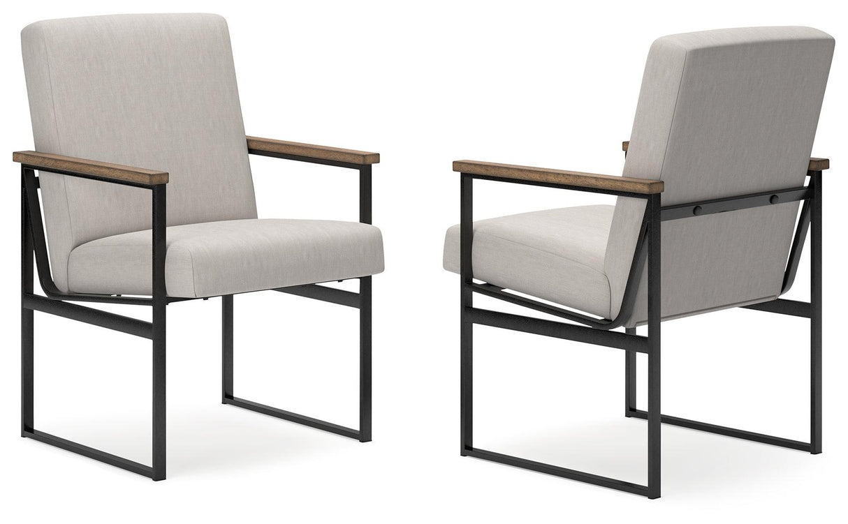 Montia Light Brown Home Office Desk Chair by Ashley at Eve Furniture