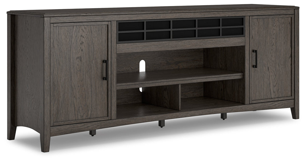 Montillan Grayish Brown 84" TV Stand