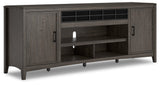 Montillan Grayish Brown 84" TV Stand