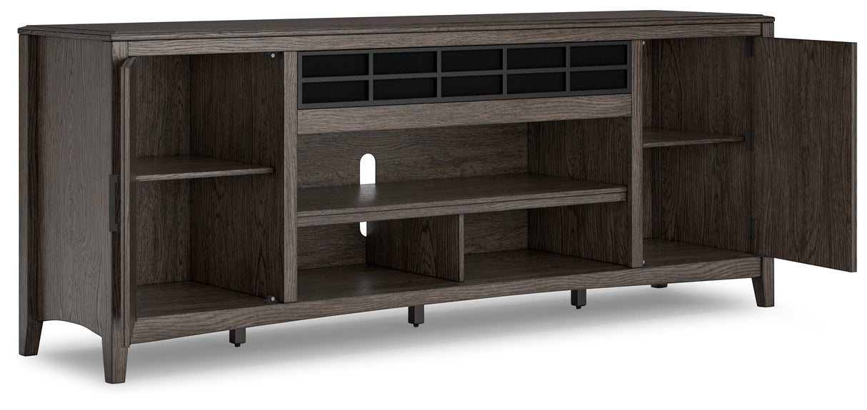 Montillan Grayish Brown 84" TV Stand