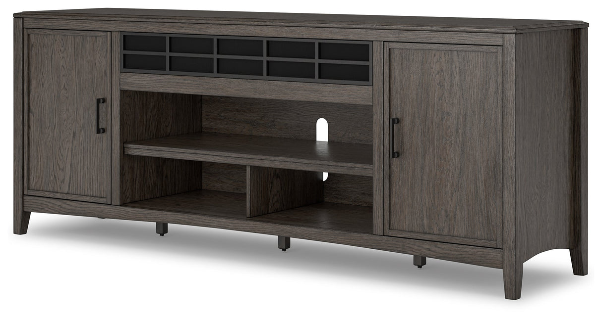 Montillan Grayish Brown 84" TV Stand