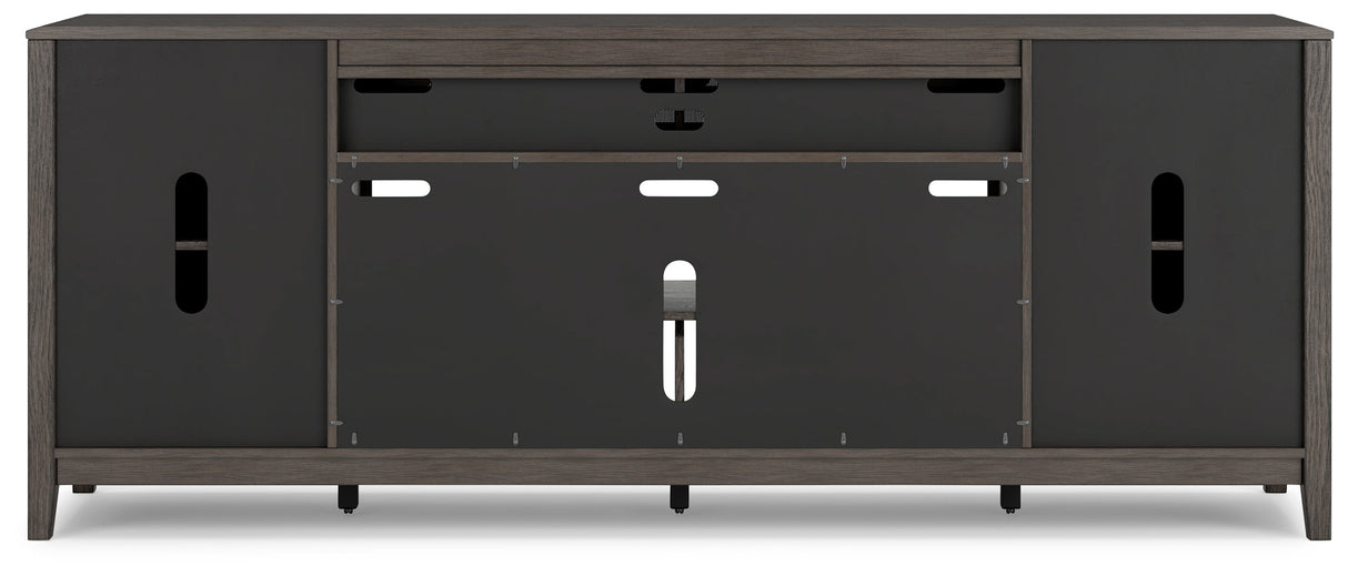 Montillan Grayish Brown 84" TV Stand