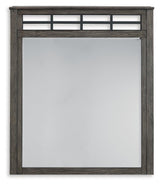 Montillan Grayish Brown Bedroom Mirror by Ashley at Eve Furniture