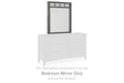 Montillan Grayish Brown Bedroom Mirror by Ashley at Eve Furniture