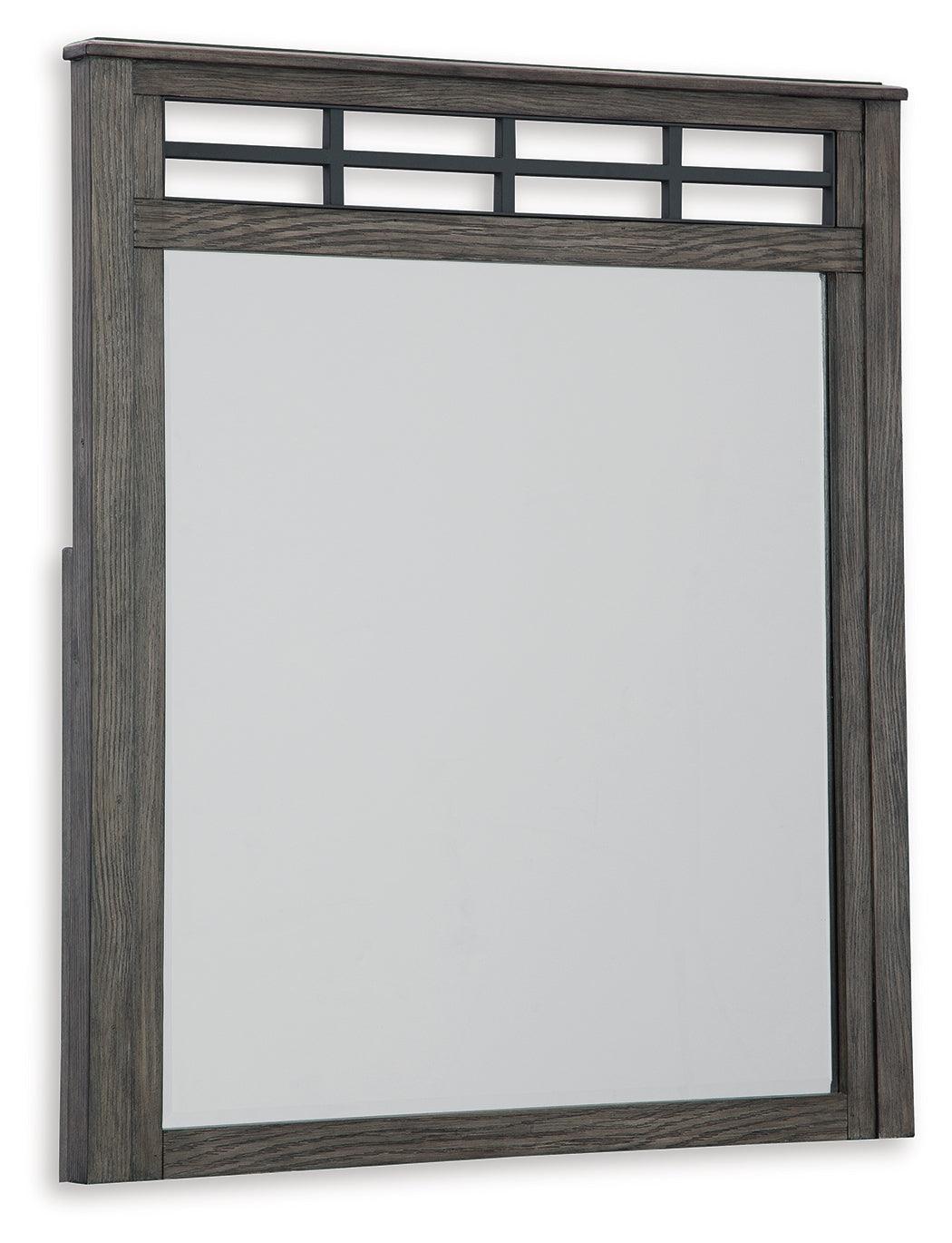 Montillan Grayish Brown Bedroom Mirror by Ashley at Eve Furniture