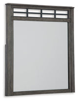 Montillan Grayish Brown Bedroom Mirror by Ashley at Eve Furniture