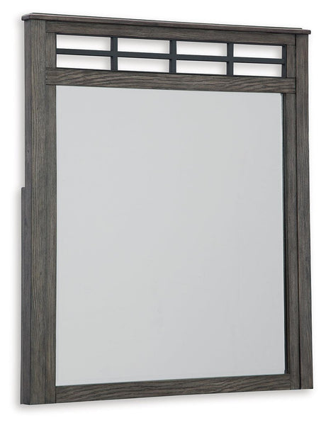 Montillan Grayish Brown Bedroom Mirror by Ashley at Eve Furniture