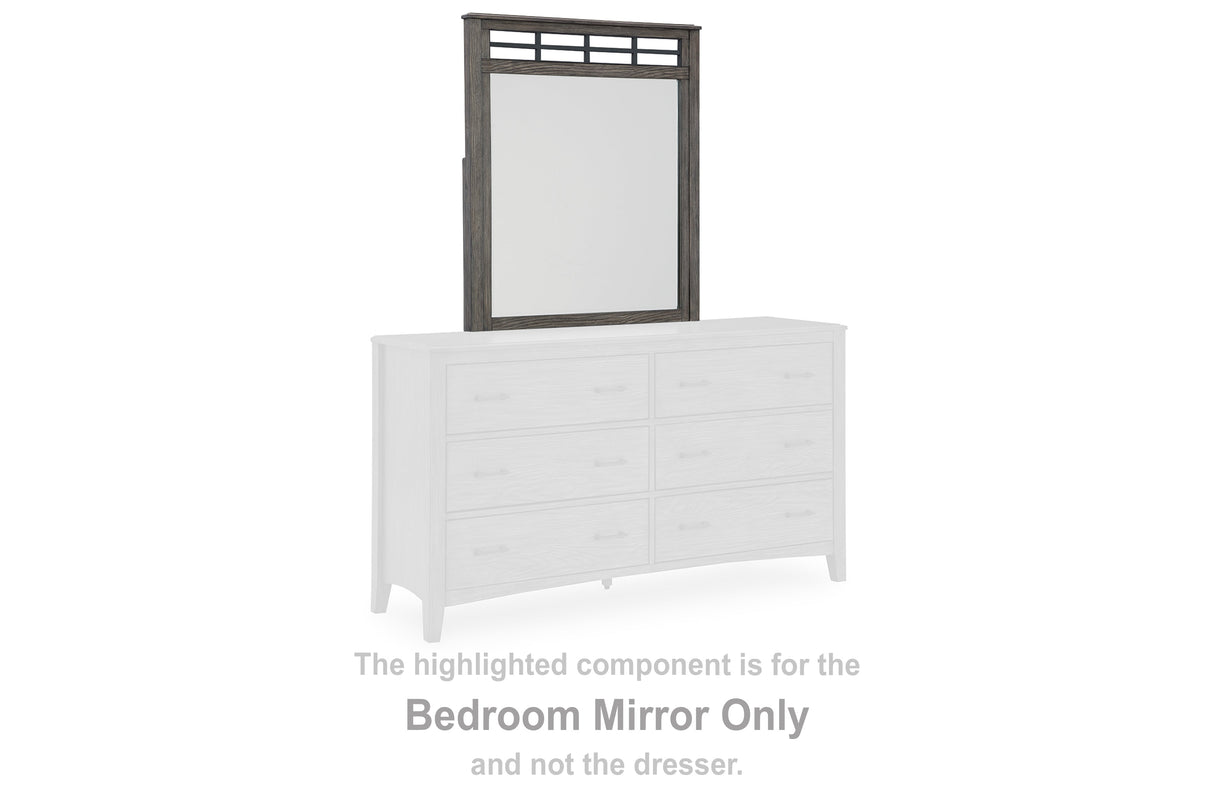 Montillan Grayish Brown Bedroom Mirror