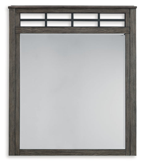 Montillan Grayish Brown Bedroom Mirror