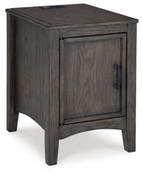 Montillan Grayish Brown Chairside End Table