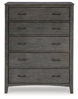 Montillan Grayish Brown Chest of Drawers