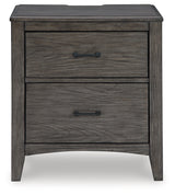 Montillan Grayish Brown Nightstand