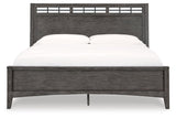 Montillan Grayish Brown Queen Panel Bed by Ashley at Eve Furniture