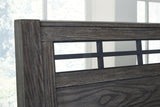 Montillan Grayish Brown Queen Panel Bed by Ashley at Eve Furniture