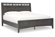 Montillan Grayish Brown Queen Panel Bed by Ashley at Eve Furniture