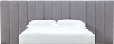 Monty Gray California King Channeled Wall Bed Headboard Only by Modus Furniture at Eve Furniture