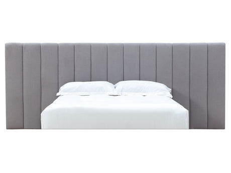 Monty Gray California King Channeled Wall Bed Headboard Only by Modus Furniture at Eve Furniture