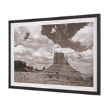 Monument Valley II Sepia by Debra Van Swearingen a Hand Embellished Framed Photo Art Print Matted un by Mercana at Eve Furniture