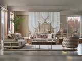 Monza 3-pieces (Sofa & Loveseat & Chair) Livingroom Set in Cream by Furnia at Eve Furniture