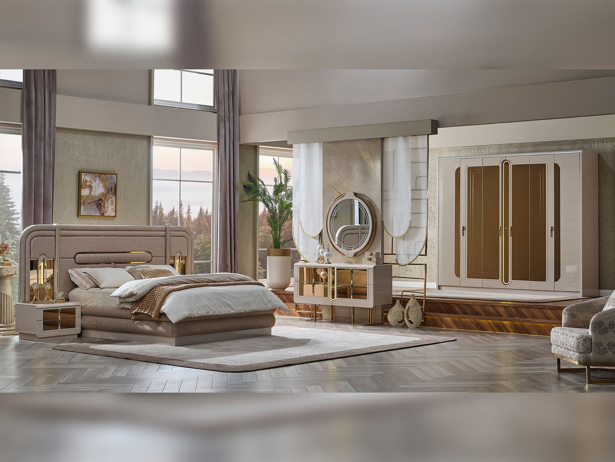 Monza Bed Frame With Headboard by Furnia at Eve Furniture