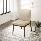 Monza Beige Velvet Dining Chair (Set Of 2) by Ashcroft Furniture at Eve Furniture